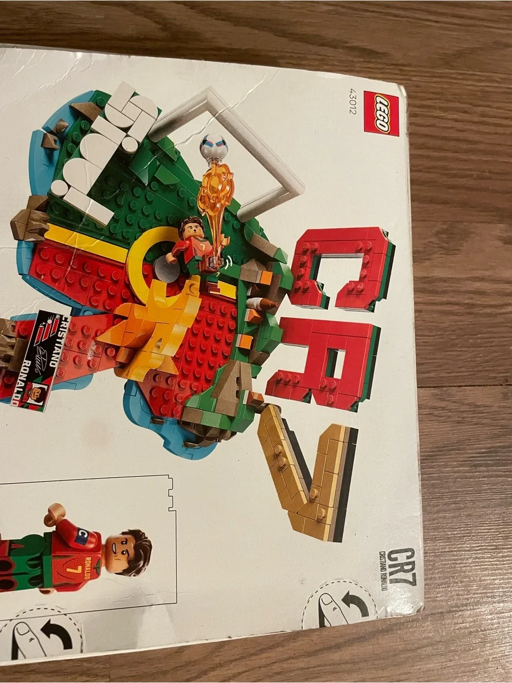 Lego Soccer Trophy Playset in Red, Green, Yellow, Gold, Blue